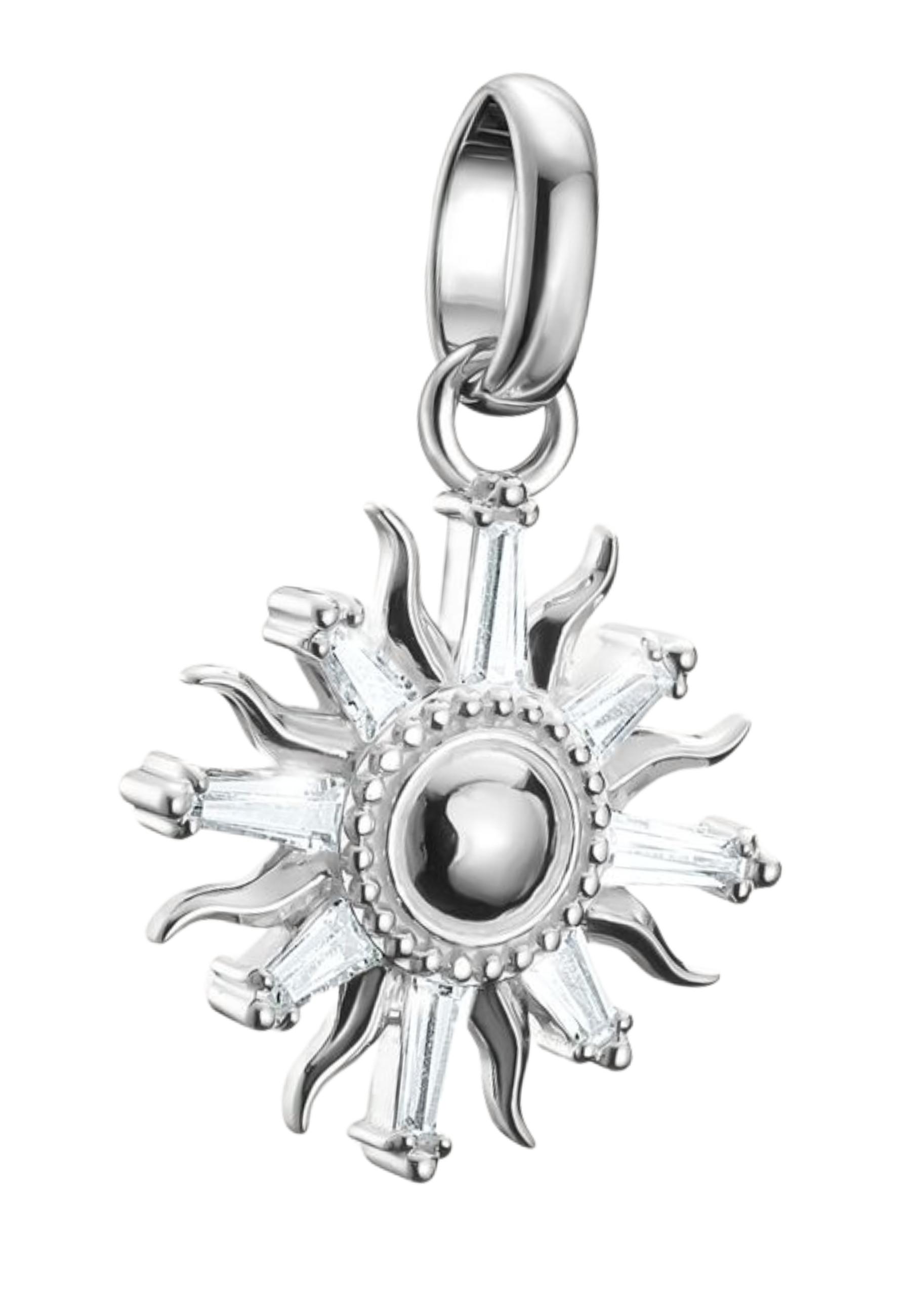 Thomas Sabo  Charm-Anhänger Sonne mit Steinen Connect aus 