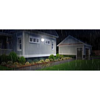 INDUSTEX Vigilamp Solar Light with sensor-Luce solare per esterni con sensore di movimento e telecomando - 240 LED, 500 lumen, resistente alle intemperie IP64  