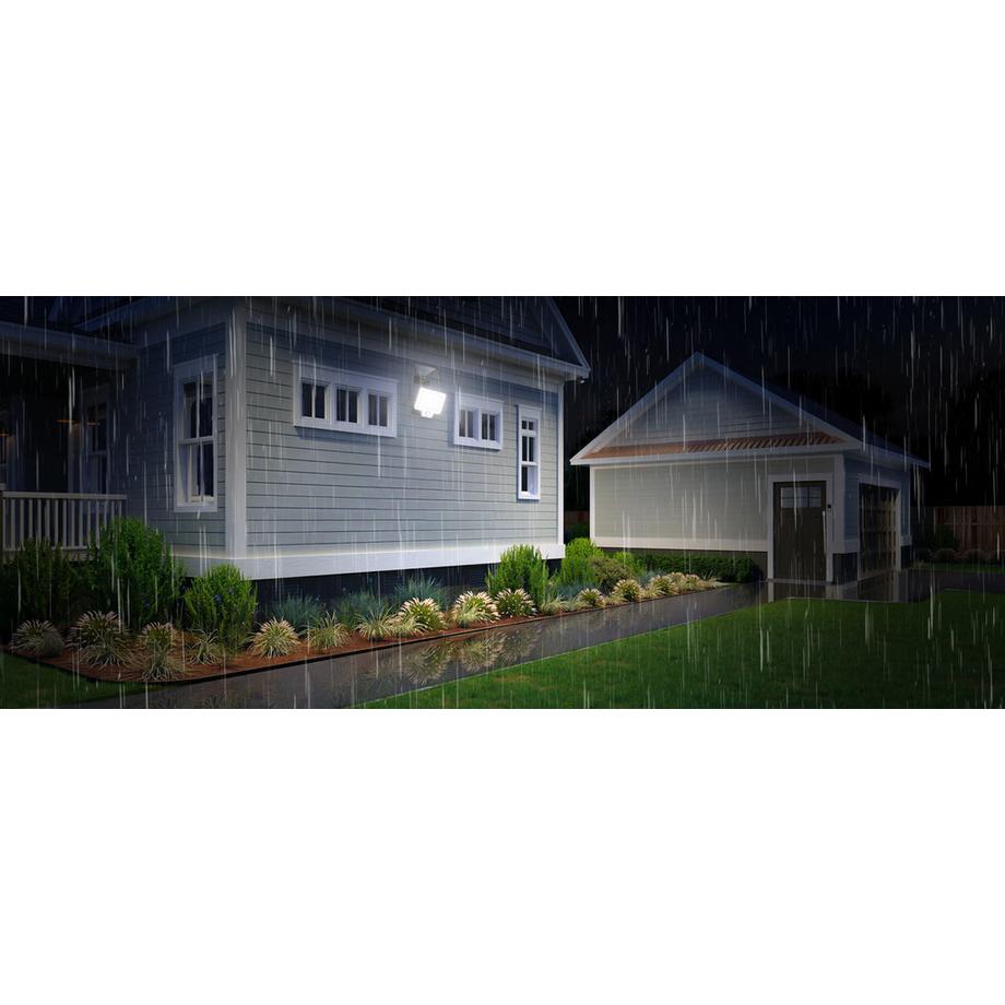 INDUSTEX Vigilamp Solar Light with sensor-Luce solare per esterni con sensore di movimento e telecomando - 240 LED, 500 lumen, resistente alle intemperie IP64  