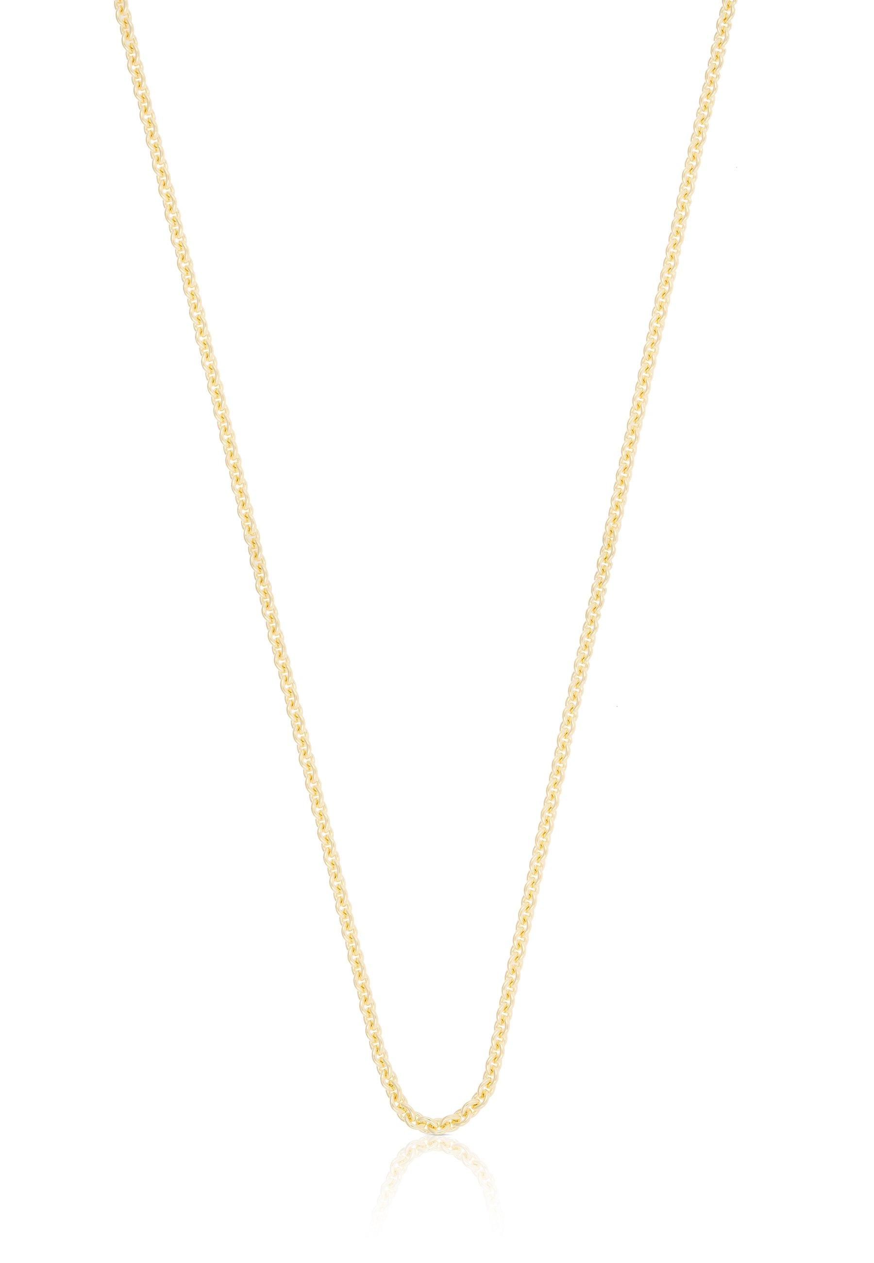 MUAU Schmuck  Collier Rundanker Gelbgold 375, 1.7mm, 55cm 