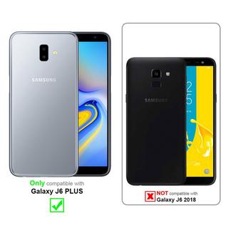 Cadorabo  Housse compatible avec Samsung Galaxy J6 PLUS - Coque de protection avec fermeture magnétique, fonction de support et compartiment pour carte 