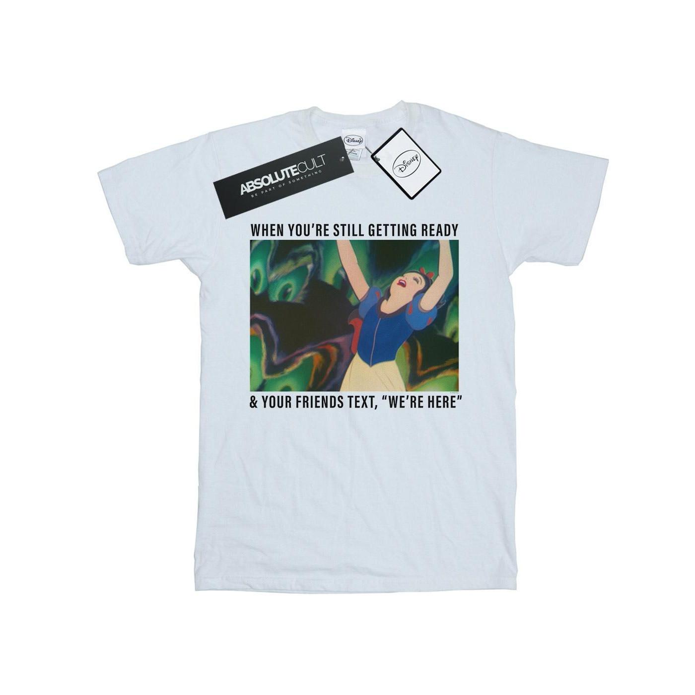 Image of Snow White Still Getting Ready Tshirt Herren Weiss XXL