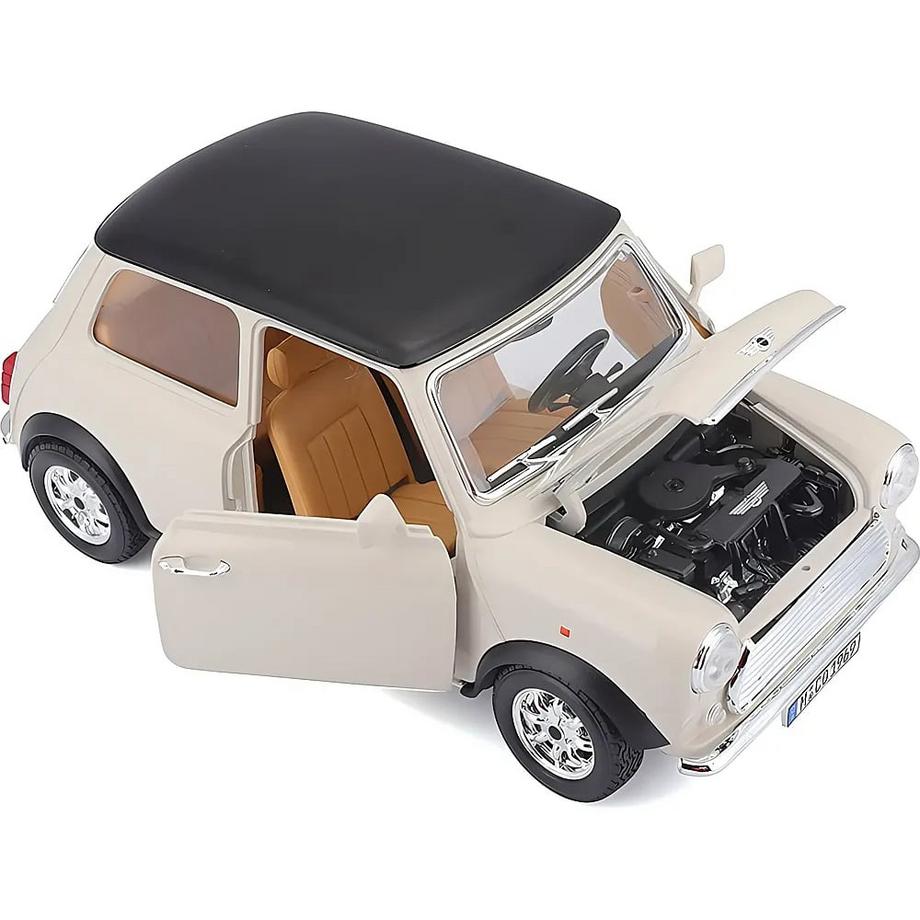 bburago  1:18 Mini Cooper 1969 Beige 