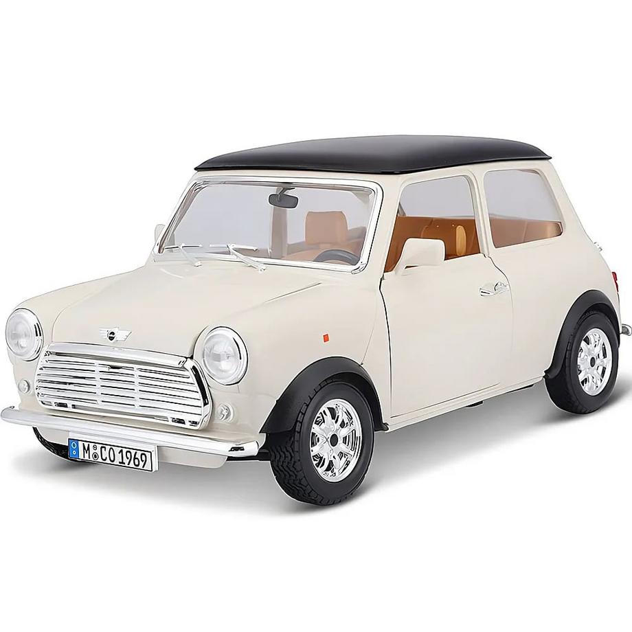 bburago  1:18 Mini Cooper 1969 Beige 