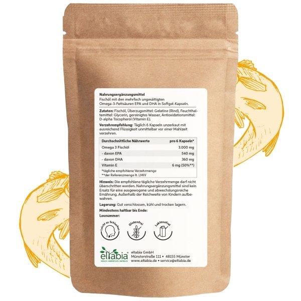 Eltabia  Omega 3 Kapseln 500mg 