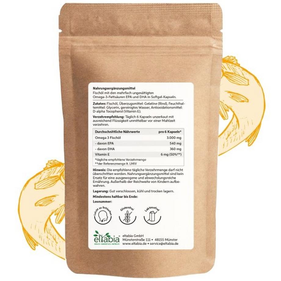 Eltabia  Omega 3 Kapseln 500mg 