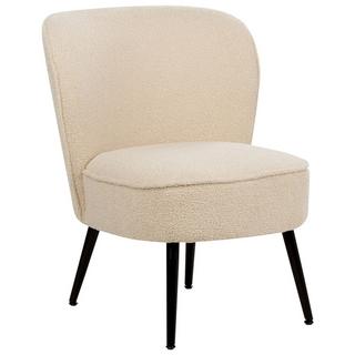 Beliani Fauteuil en Bouclé Moderne VOSS  