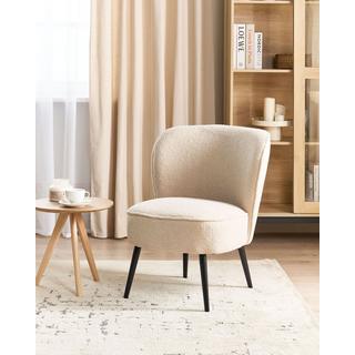 Beliani Fauteuil en Bouclé Moderne VOSS  