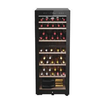 Haier Wine Bank 50 Serie 7 HWS77GDAU1 Weinkühler mit Kompressor Freistehend Schwarz 77 Flasche(n)