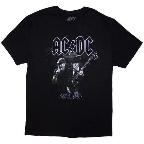 AC/DC  ACDC PWRDUP B&W Photo TShirt 