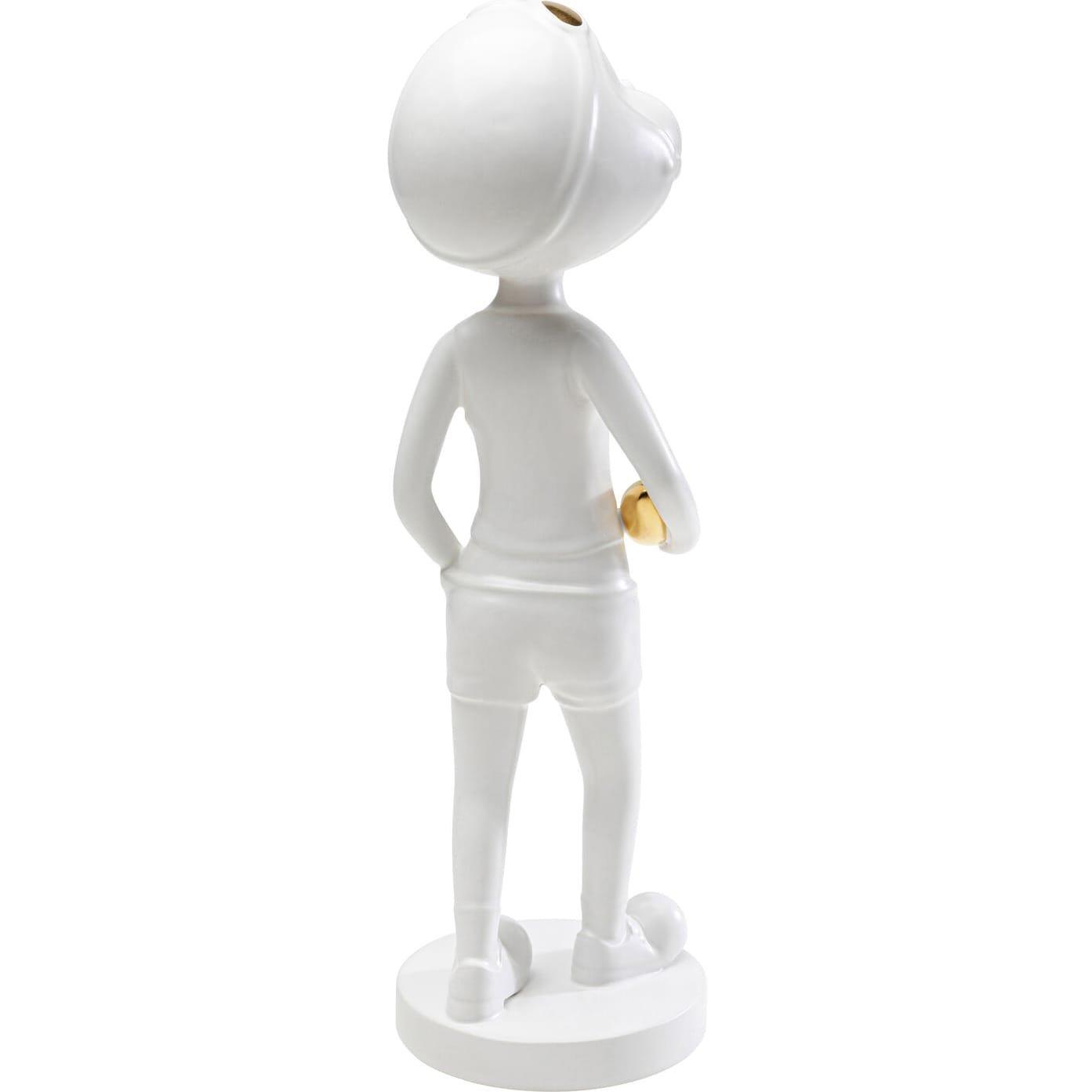 KARE Design Deko Figur Ball Girl weiss 41  