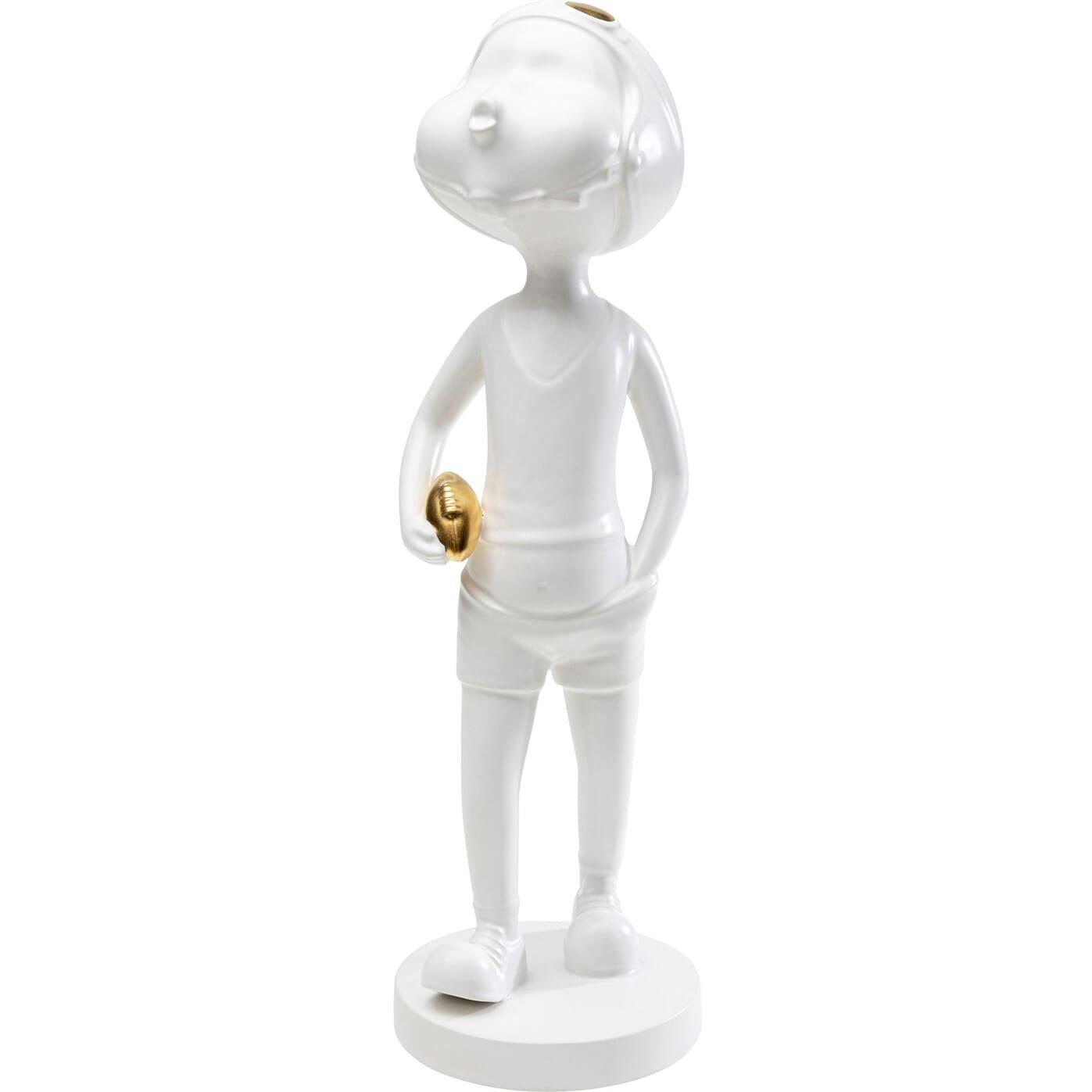 KARE Design Deko Figur Ball Girl weiss 41  