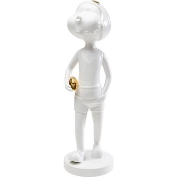 Deko Figur Ball Girl weiss 41