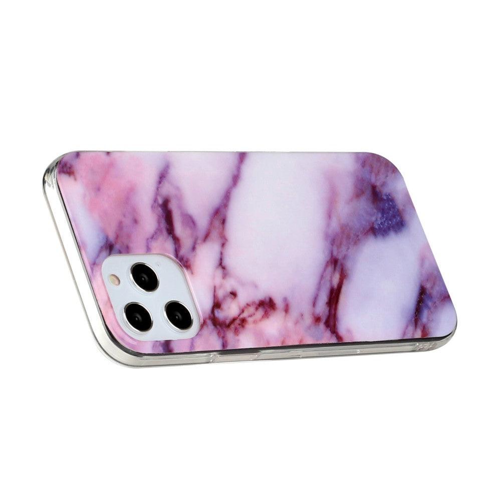 Cover-Discount  iPhone 12 / 12 Pro - Custodia siliconica Marble 