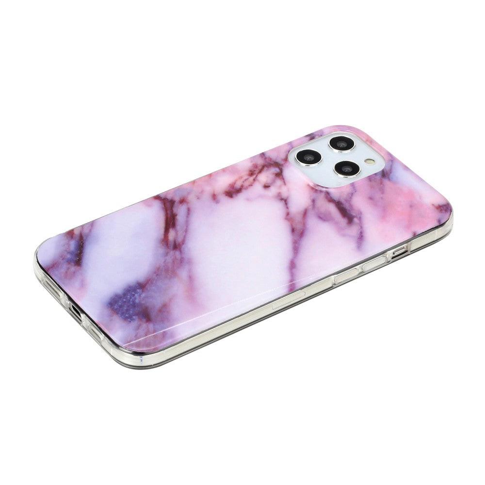 Cover-Discount  iPhone 12 / 12 Pro - Custodia siliconica Marble 