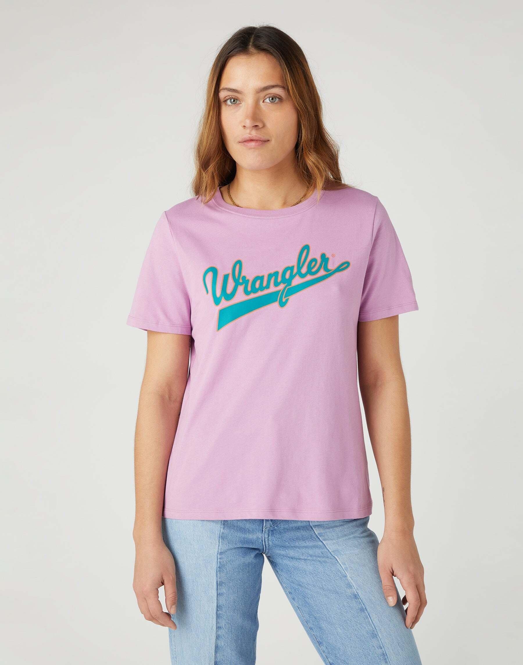 Image of T-shirts Regular Tee Damen Flieder M