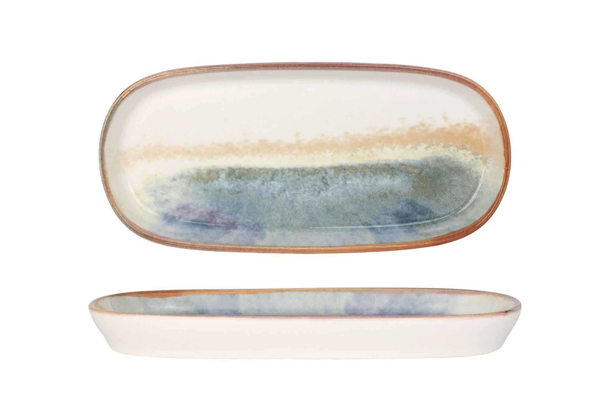 Image of Servierschale - Fium - Porzellan - 2er Set Unisex Weiss Bedruckt ONE SIZE