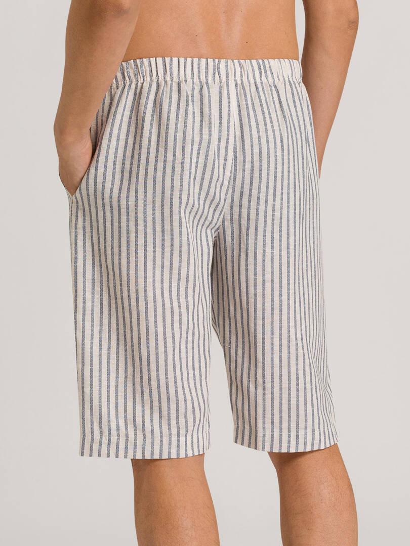 HANRO Anteo Gestreifte Leinen Hose  