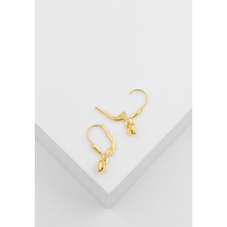 MUAU Schmuck  Ohrhänger Gelbgold 750, 16x5mm 