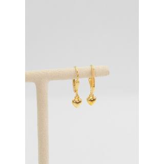 MUAU Schmuck  Ohrhänger Gelbgold 750, 16x5mm 