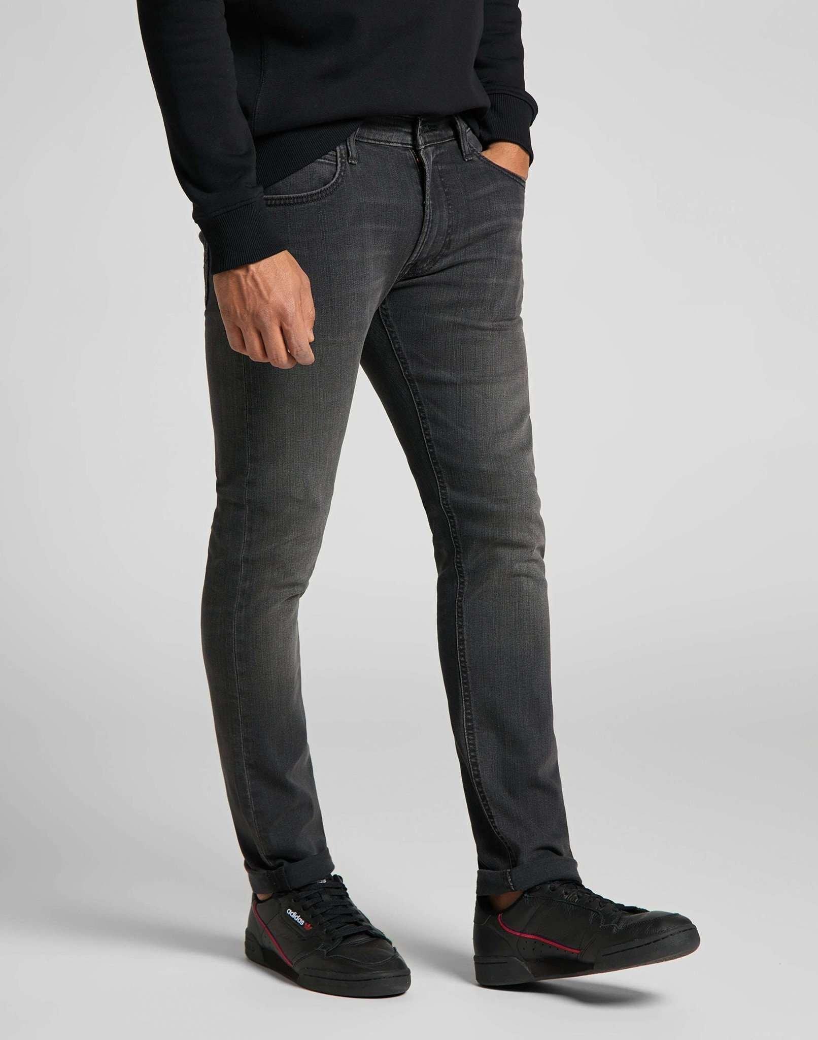 Image of Jeans Slim Fit Luke Herren Schwarz L34/W29