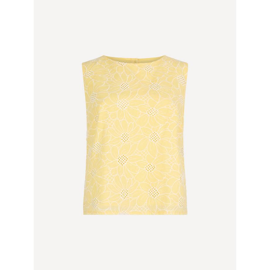 APRICOT Top broderie dentelle florale  