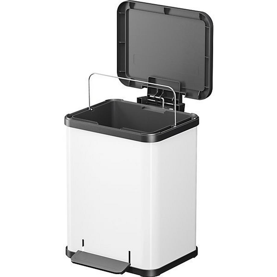 Hailo Tretabfallsammler Öko, uno, Volumen 17 l, weiß.  