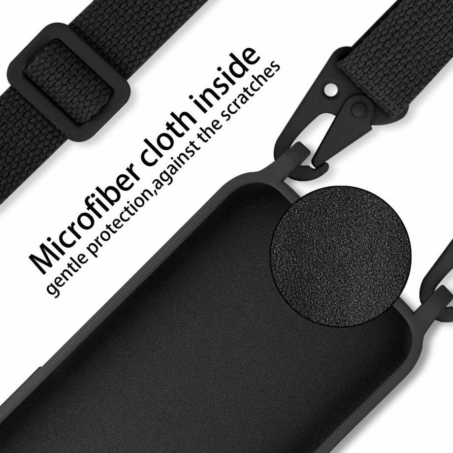 Cadorabo  Handy Kette für Apple iPhone 13 Silikon Schutzhülle 