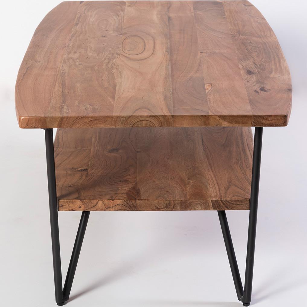 mutoni Table basse Indore acacia marron 110x60  