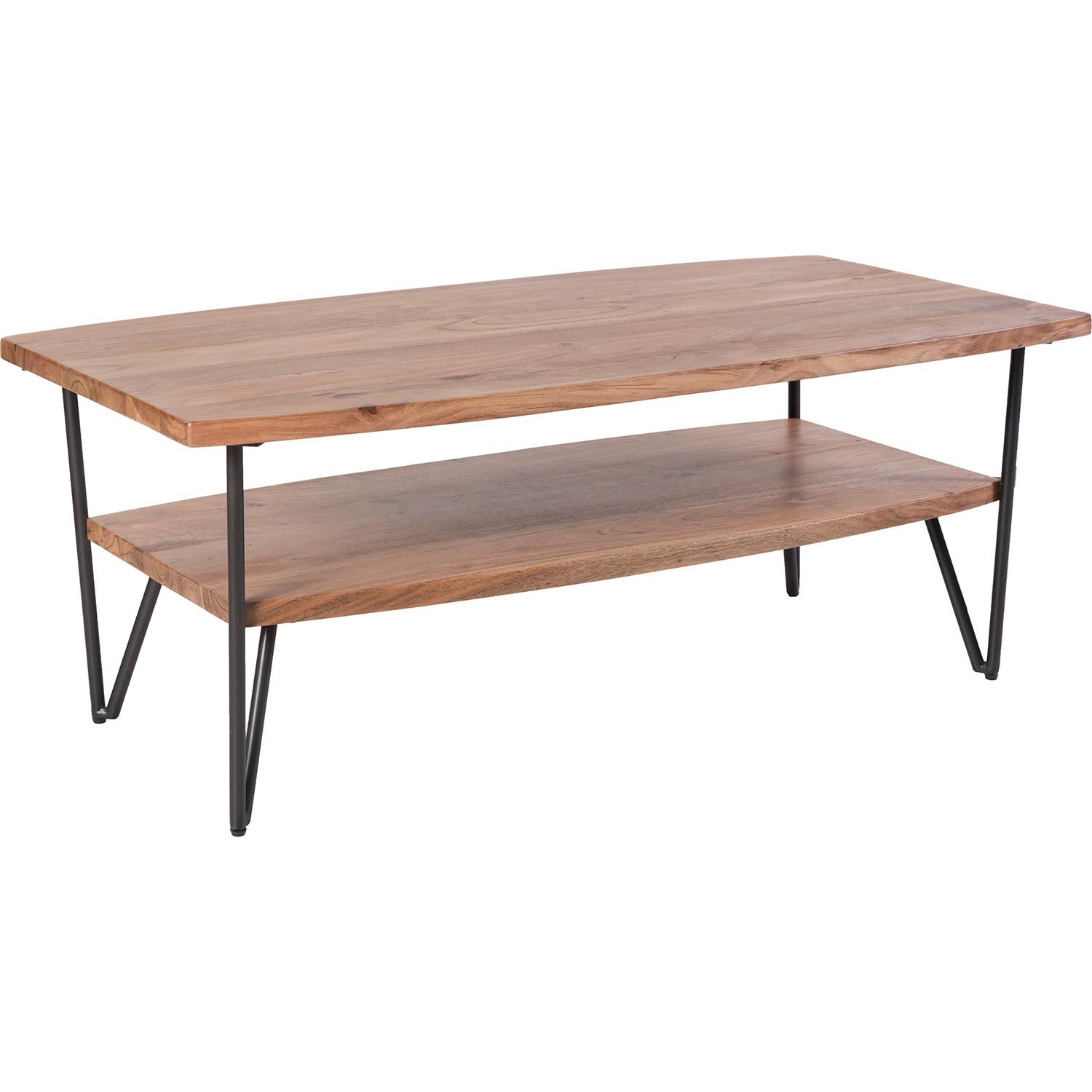 mutoni Table basse Indore acacia marron 110x60  