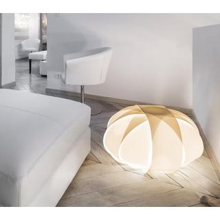 mutoni Lampadaire Ellipse blanc  