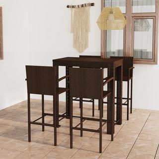 VidaXL Bar-set poly-rattan  