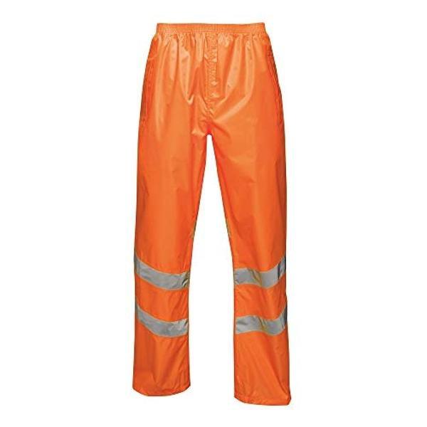 Image of Hi Vis Pro Reflective Überhose Arbeitshose, Warnfarben, Reflektierend Damen Orange XXL