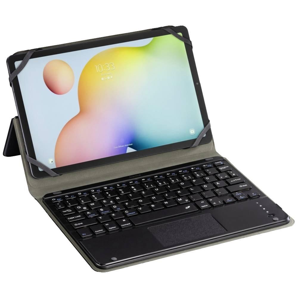 hama  Tablet-Case Premium mit Tastatur für Tablets 24 - 28 cm (9.5 - 11″), Schw 