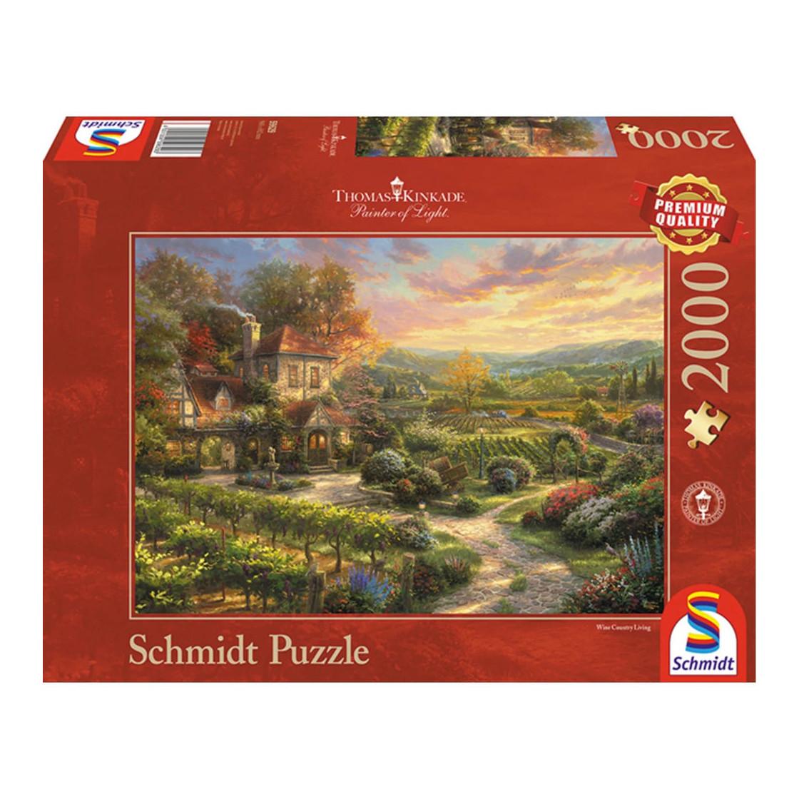 Image of Puzzle In den Weinbergen (2000Teile)