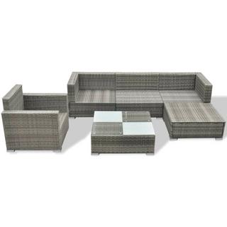 VidaXL Gartensofa poly-rattan  