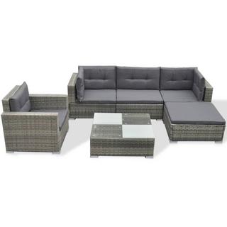 VidaXL Gartensofa poly-rattan  