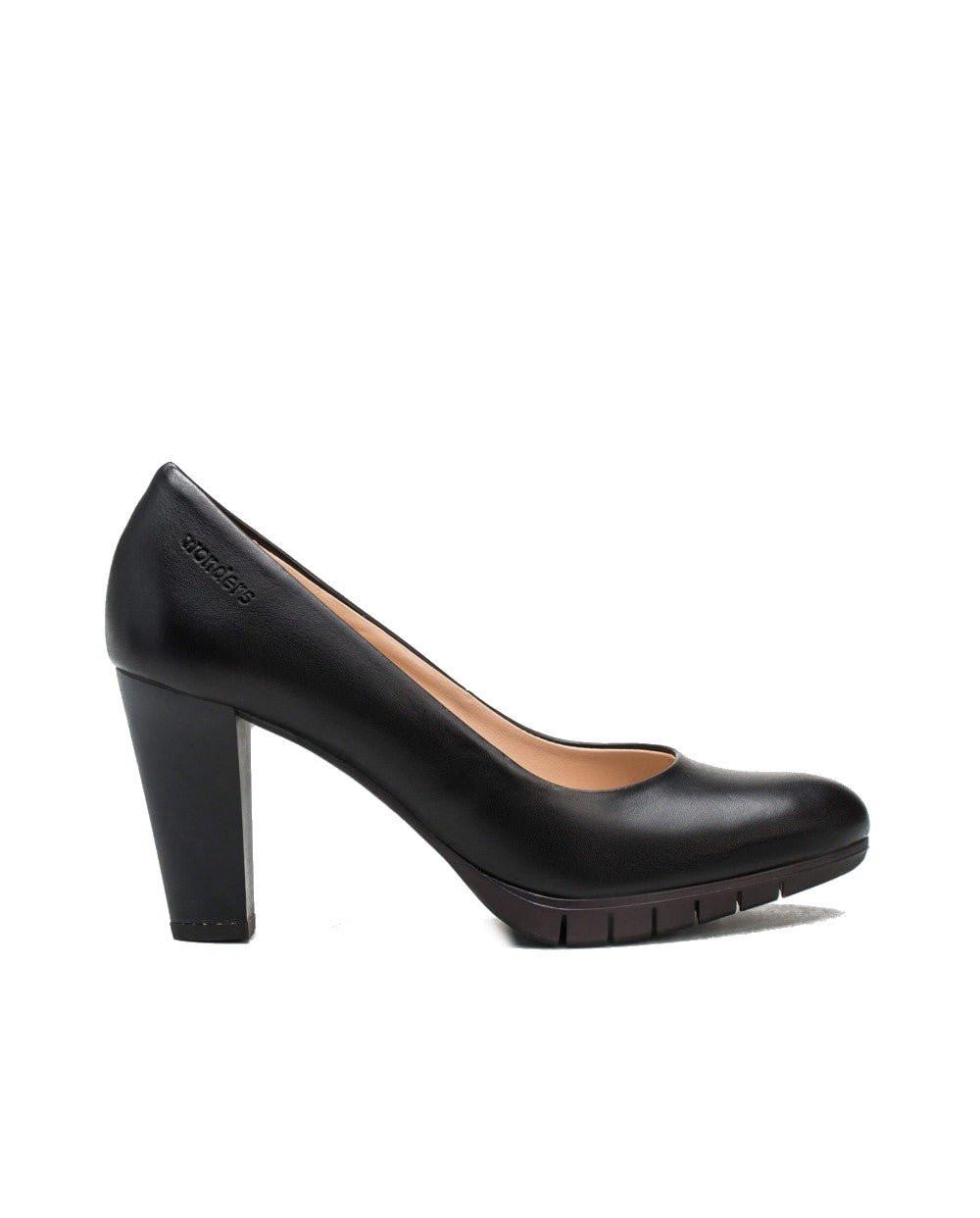 Image of Macy - Leder Pump Damen Schwarz 35