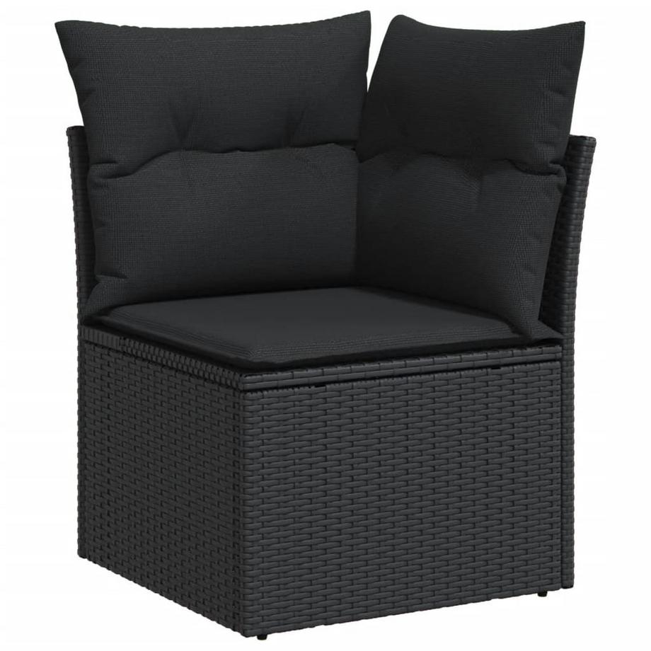VidaXL set di divani da giardino Polirattan  
