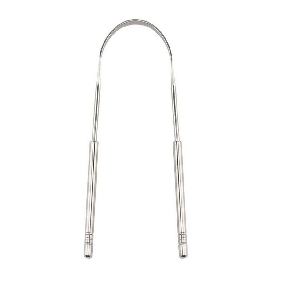 B2X  Zungenschaber zur Gesundheitsförderung – Edelstahl 