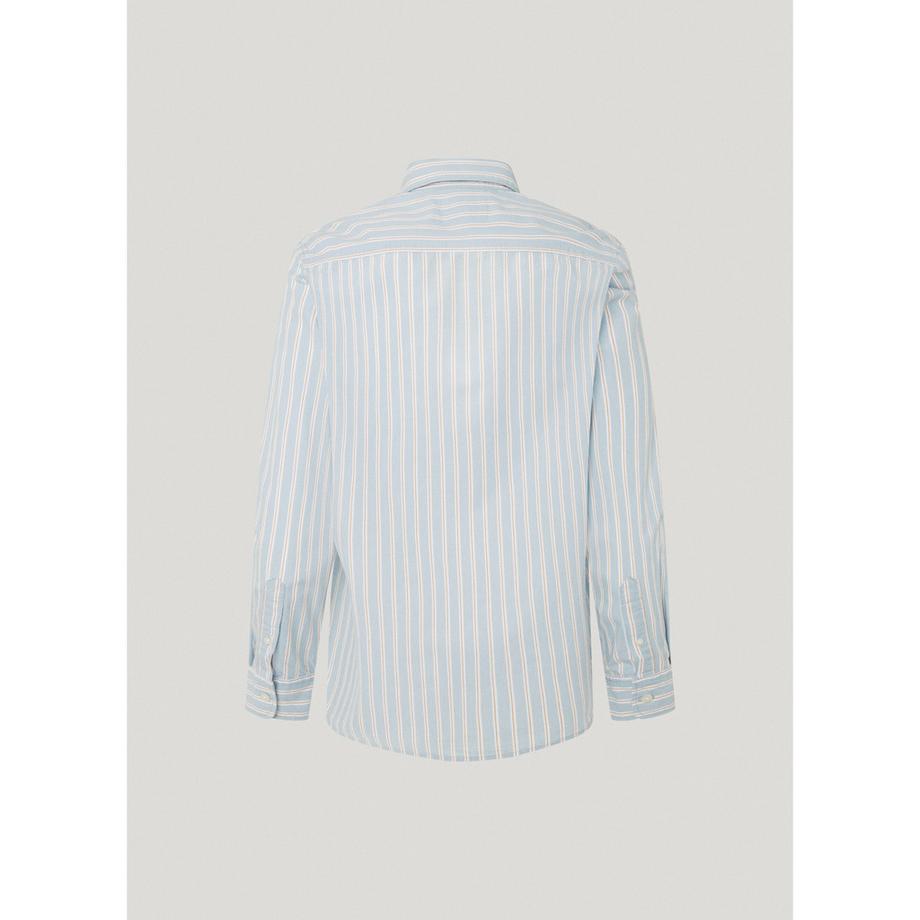 Pepe Jeans London Mariu Camicia a Righe Maniche Lunghe  