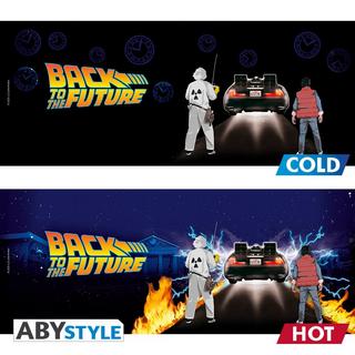 Abystyle  Becher - Thermoreaktiv - Back to the Future - Time Machine 