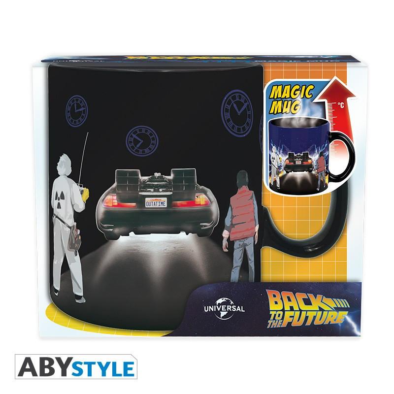 Abystyle  Becher - Thermoreaktiv - Back to the Future - Time Machine 