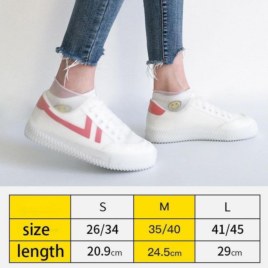 eStore  Couvre-chaussures imperméables, antidérapants - Noir - M 