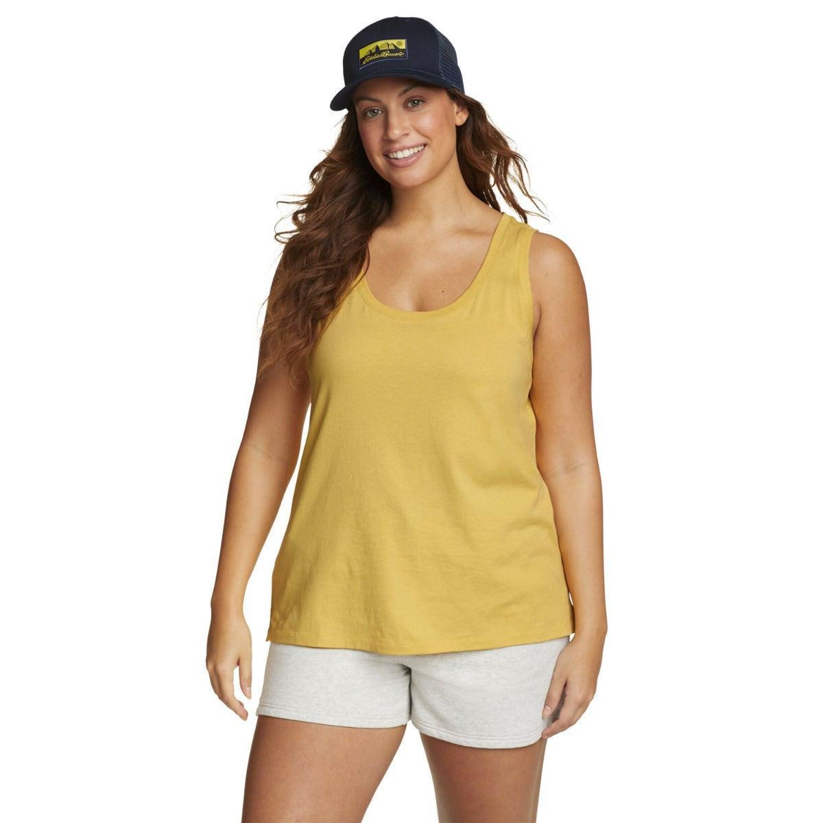 Image of Everyday Essentials Ärmelloses Oberteil Runder Auschnitt Ärmellos Unisex Antikgold M