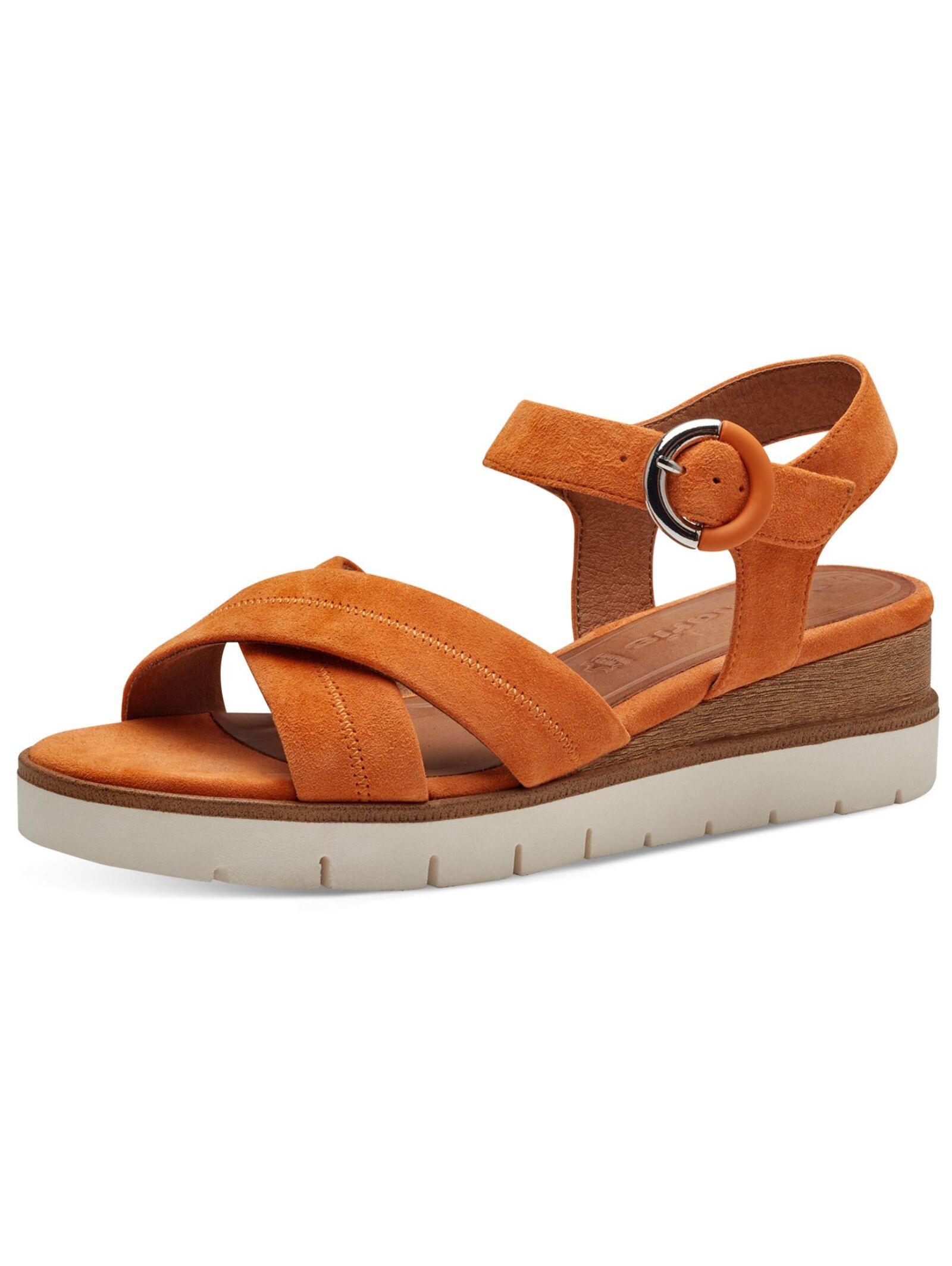 Image of Sandalen 1-28202-42 Damen Orange 39