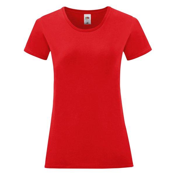 Image of Tshirt Iconic, Kurzärmlig Damen Rot Bunt XS