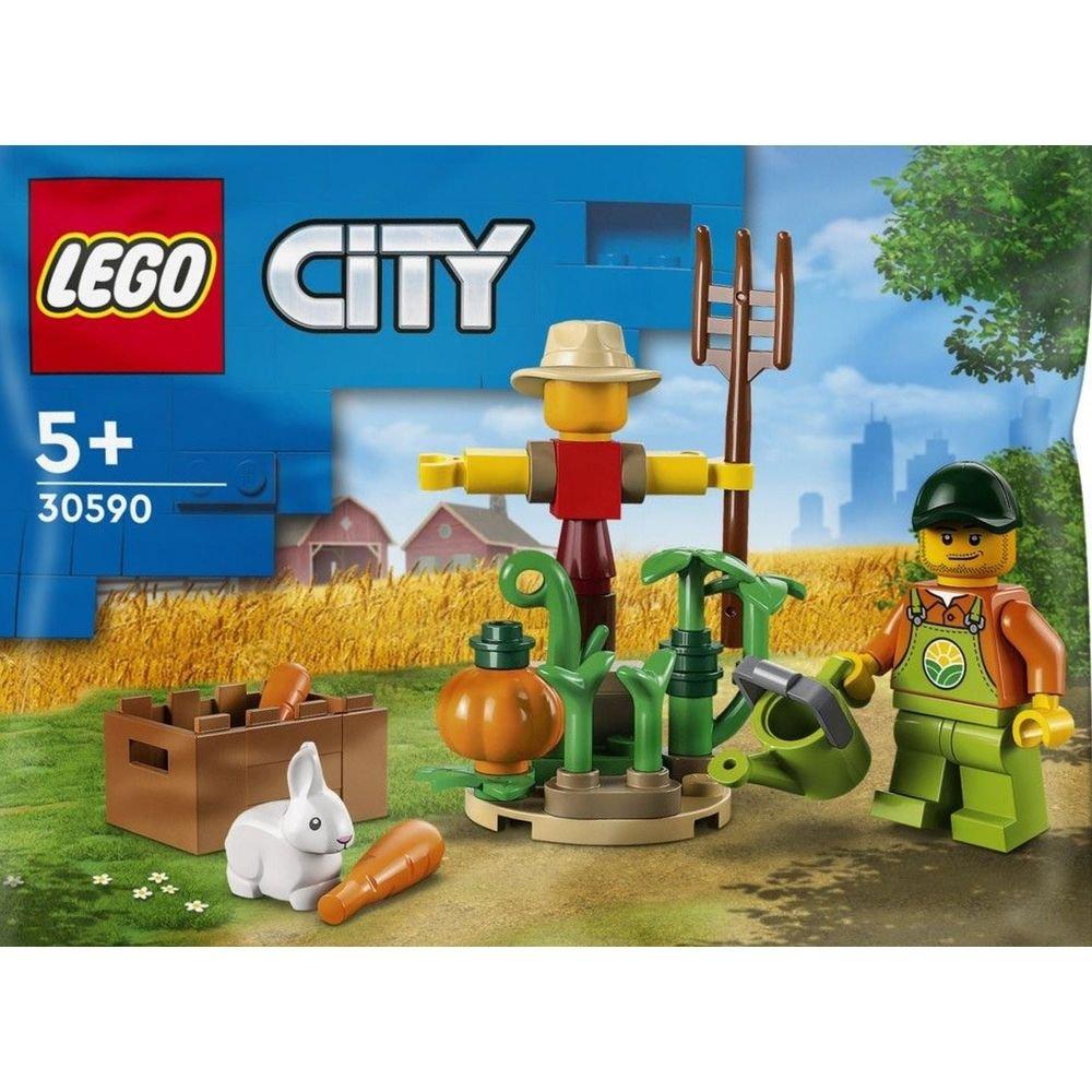 Image of LEGO City Bauernhofgarten mit Vogelscheuche 30590