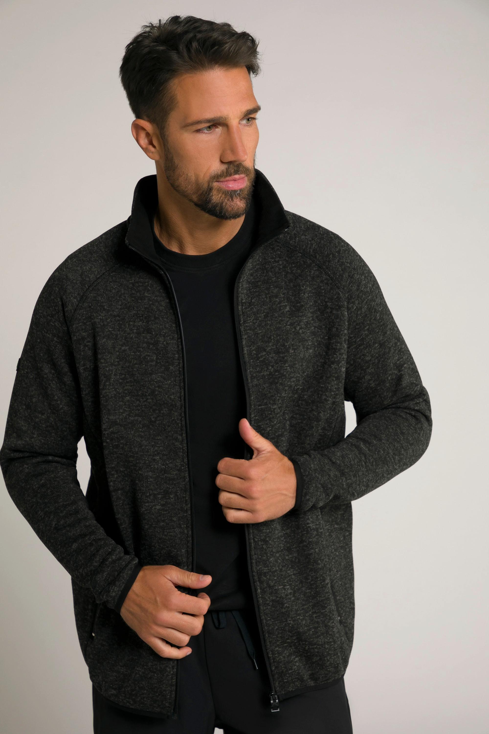 JP1880  Strickfleece-Jacke 