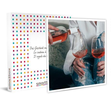 Smartbox  Genuss pur: 3 Monate Abonnement inklusive Versand 2 Flaschen Rot-, 2 Weiss- und 2 Roséwein - Geschenkbox 